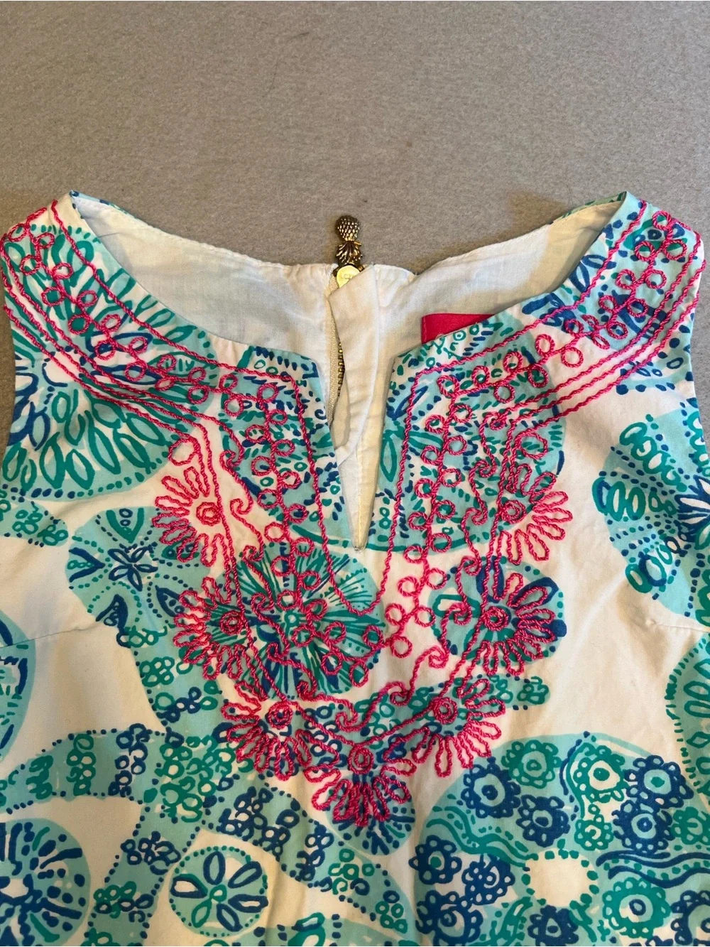 Lilly Pulitzer X Target Kids Starfish/shell Dress Size Small 6/6X